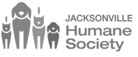 The image of the Jacksonville Humane Society is shown here. This organization leverages fundraising solutions from Network for Good to better reach their audience.
